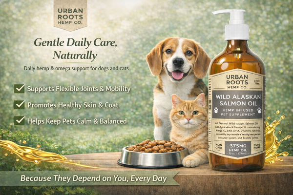 Wild Alaskan Salmon Oil + Hemp — (375mg CBD)