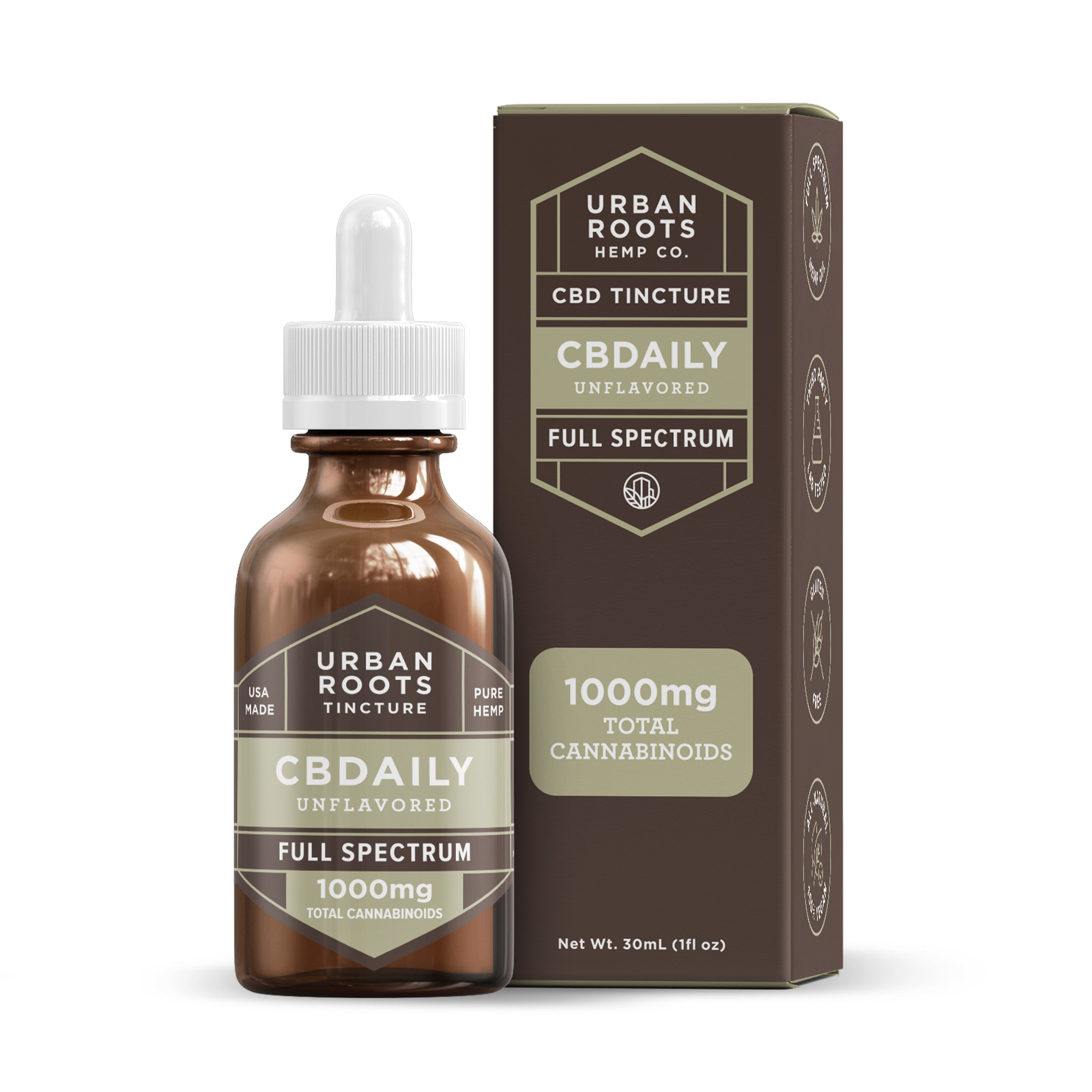 Full Spectrum CBDaily Tincture | Urban Roots CBD