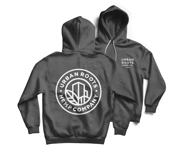 Hoodie Sweatshirt by Urban Roots Hemp Co. — award-winning Michigan-made hemp product, third-party lab-tested.