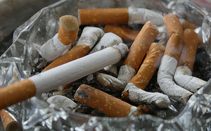 cigarettes in an ashtray 