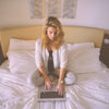 woman working from home