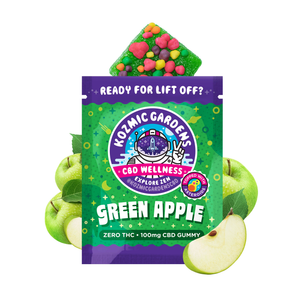 Kozmic Green Apple 100mg Gummy