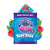 Kozmic Gardens Blue Razz gummy with candy topping and packaging labeled 100 mg CBD