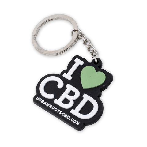 I Love CBD Keychain
