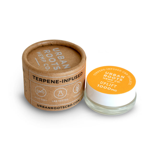 Pure hemp-derived CBD isolate flavored with natural terpenes. RELAX formula has a delicious orange tropical punch taste that will cleanse your pallet and leave you feeling relaxed and satisfied. Our Uplift formula has an excellent lemon taste with subtle floral notes to finish.